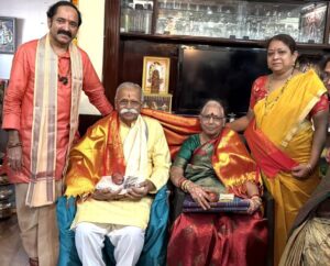 marriage anniversary of Irrigation Department Leisure Engineer Sri Gaddamanugu Satyanarayana Rao couple